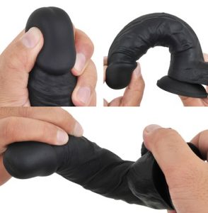 ディルドM【本物志向のおちん◯ん】のしなり具合